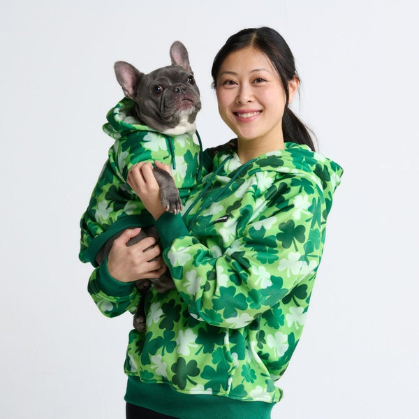 St. Patty's Human Hoodie - Shamrocks