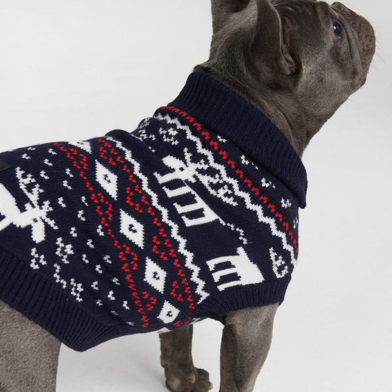 Knit Dog Sweater - Dasher Navy