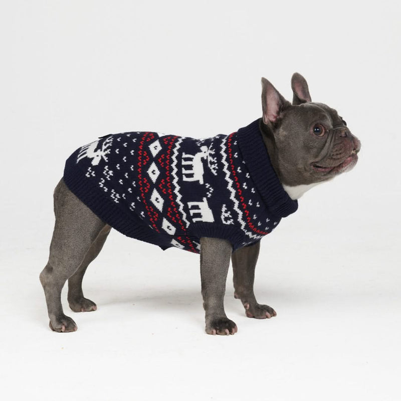 Knit Dog Sweater - Dasher Navy